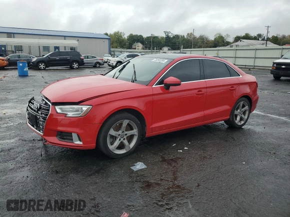 2019 Audi A3 Sedan Premium with VIN WAUBEGFF5K1029101, listed as a Copart auction lot 73255204 with 39,476 mi miles and Clean Title. Bid and sale history available at carsss.com. Image 1.