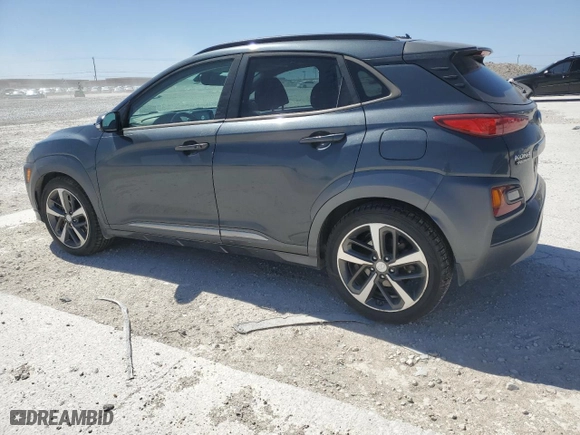 2018 Hyundai Kona Ultimate with VIN KM8K53A59JU105843, listed as a Copart auction lot 49783235 with 144,126 mi miles and Clean Title. Bid and sale history available at carsss.com. Image 2.