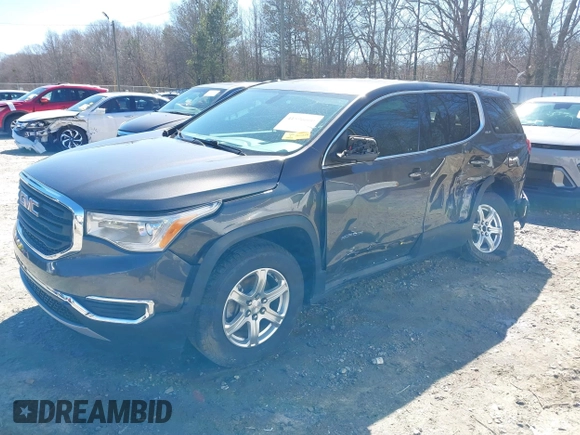 2019 GMC Acadia SLE with VIN 1GKKNKLA1KZ199136, listed as a IAAI auction lot 41596600 with 140,599 mi miles. Bid and sale history available at carsss.com. Image 2.