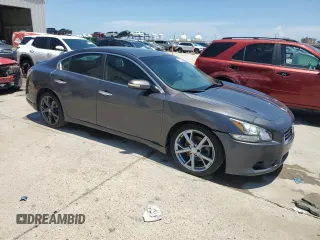 2013 Nissan Maxima S with VIN 1N4AA5AP6DC818837, listed as a Copart auction lot 61848785 with 149,145 mi miles and Salvage title. Bid and sale history available at DreamBid. Image 4.