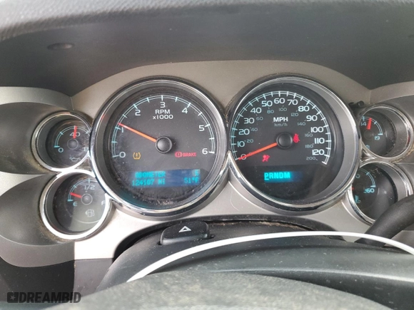2013 Chevrolet Silverado 1500 LT with VIN 3GCPKSE70DG226373, listed as a Copart auction lot 52613725 with 124,107 mi miles and Clean Title. Bid and sale history available at carsss.com. Image 9.