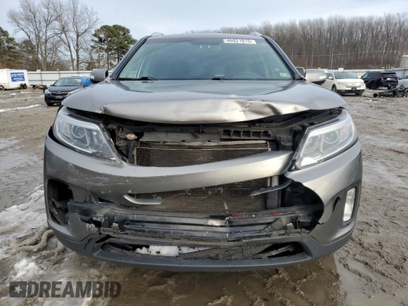 2014 Kia Sorento LX with VIN 5XYKTDA74EG461884, listed as a Copart auction lot 46021015 with 97,411 mi miles and Salvage Title. Bid and sale history available at carsss.com. Image 5.