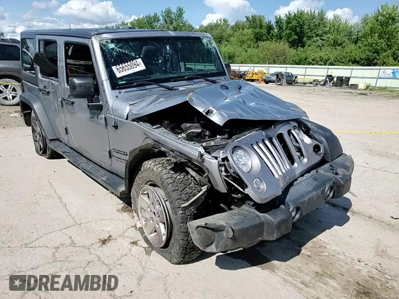 2018 Jeep Wrangler JK Unlimited Sport S with VIN 1C4BJWDG4JL849953, listed as a Copart auction lot 65655094 with 134,578 mi miles and Salvage Title. Bid and sale history available at carsss.com. Image 11.
