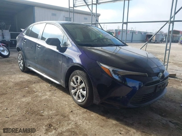 2024 Toyota Corolla Hybrid LE with VIN JTDBCMFE7RJ026693, listed as a IAAI auction lot 41647086 with 22,395 mi miles. Bid and sale history available at carsss.com. Image 1.