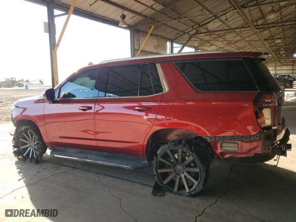 2023 Chevrolet Tahoe LS with VIN 1GNSKMKD0PR368749, listed as a Copart auction lot 75498624 with 25,150 mi miles and Salvage Title. Bid and sale history available at carsss.com. Image 2.