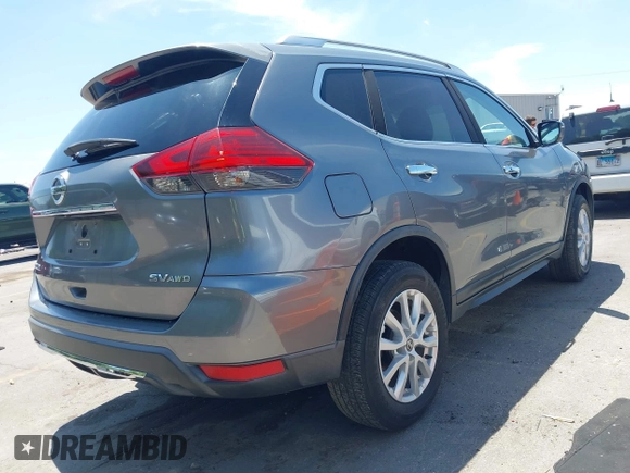 2017 Nissan Rogue S with VIN KNMAT2MV1HP584912, listed as a IAAI auction lot 42598687 with 81,439 mi miles and . Bid and sale history available at DreamBid. Image 4.