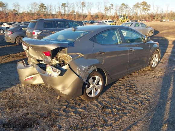 2013 Hyundai Elantra GLS with VIN 5NPDH4AE6DH363083, listed as a IAAI auction lot 41512838 with 69,789 mi miles. Bid and sale history available at carsss.com. Image 4.