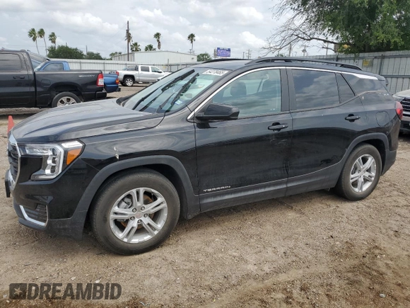 2022 GMC Terrain SLE with VIN 3GKALMEV5NL269942, listed as a Copart auction lot 54278465 with Not provided miles and Salvage title. Bid and sale history available at DreamBid. Image 1.