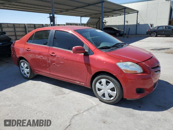 2008 Toyota Yaris with VIN JTDBT923581215441, listed as a Copart auction lot 54022325 with 76,822 mi miles and Salvage Title. Bid and sale history available at DreamBid. Image 4.