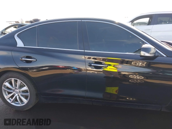 2014 Infiniti Q50 Premium with VIN JN1BV7AP0EM687787, listed as a IAAI auction lot 42084288 with 109,499 mi miles and . Bid and sale history available at carsss.com. Image 13.