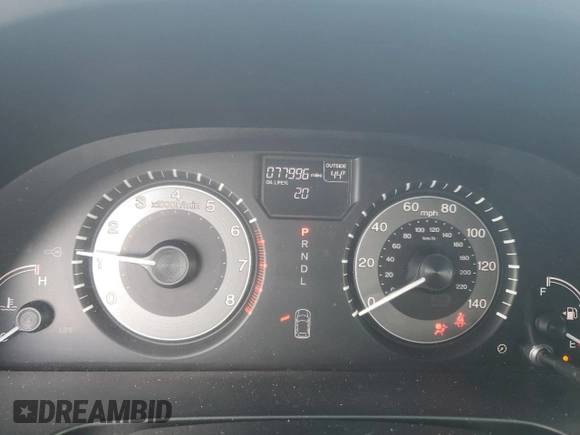 2014 Honda Odyssey EX-L with VIN 5FNRL5H64EB123541, listed as a Copart auction lot 52483705 with 77,996 mi miles and Salvage Title. Bid and sale history available at DreamBid. Image 9.
