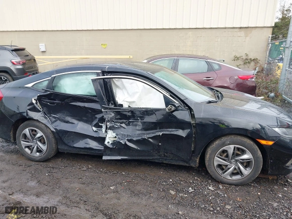 2019 Honda Civic Sedan LX with VIN 2HGFC2F60KH555359, listed as a IAAI auction lot 41626477 with 75,336 mi miles. Bid and sale history available at carsss.com. Image 14.
