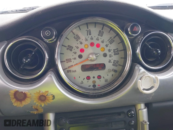 2007 MINI Convertible with VIN WMWRF33507TG16661, listed as a IAAI auction lot 41674275 with 133,838 mi miles and . Bid and sale history available at DreamBid. Image 7.