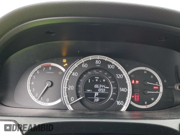2015 Honda Accord LX with VIN 1HGCR2F37FA074147, listed as a Copart auction lot 43348375 with 186,344 mi miles and Salvage Title. Bid and sale history available at DreamBid. Image 9.