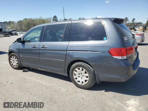 2010 Honda Odyssey LX with VIN 5FNRL3H29AB065521, listed as a Copart auction lot 45743455 with 128,389 mi miles and Salvage Title. Bid and sale history available at carsss.com. Image 2.