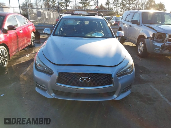 2017 Infiniti Q50 Premium with VIN JN1EV7AR7HM832424, listed as a IAAI auction lot 41372421 with 65,140 mi miles and . Bid and sale history available at DreamBid. Image 12.