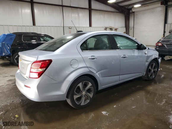 2017 Chevrolet Sonic Premier with VIN 1G1JF5SB2H4133757, listed as a Copart auction lot 76971294 with 154,326 mi miles and Salvage Title. Bid and sale history available at carsss.com. Image 3.