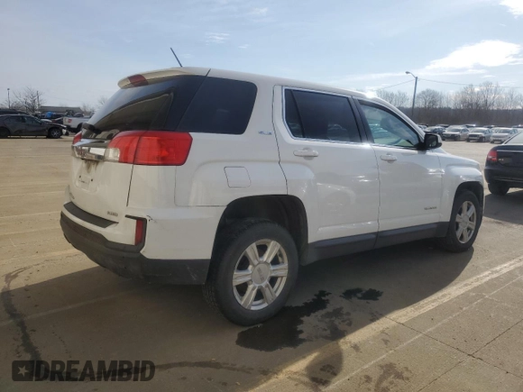 2016 GMC Terrain SLE with VIN 2GKFLSEK0G6155306, listed as a Copart auction lot 47480965 with 154,915 mi miles and Salvage Title. Bid and sale history available at DreamBid. Image 3.