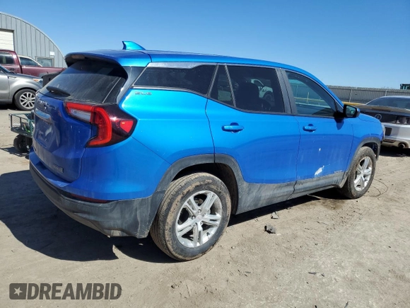 2024 GMC Terrain SLE z VIN 3GKALMEG4RL121997, wystawiony jako Copart lot #47182295 z przebiegiem 12 160 mil mil oraz Szkoda całkowita • Salvage title. Historia ofert i sprzedaży dostępna na DreamBid. Obrazek 3.