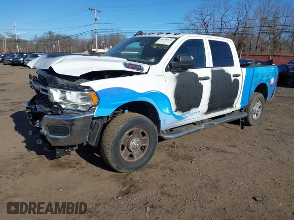 2021 Ram 2500 Tradesman with VIN 3C6UR5CJ9MG680627, listed as a IAAI auction lot 41100512 with 39,626 mi miles. Bid and sale history available at carsss.com. Image 2.