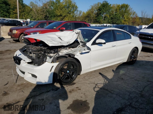 2018 BMW 6 Series 640i xDrive with VIN WBA6D2C57JGT73351, listed as a Copart auction lot 69949143 with 71,545 mi miles. Bid and sale history available at carsss.com. Image 1.