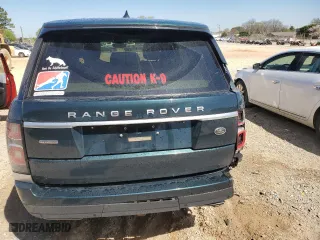 2019 Land Rover Range Rover with VIN SALGS2RE9KA520996, listed as a Copart auction lot 50520845 with 108,261 mi miles and Salvage Title. Bid and sale history available at carsss.com. Image 6.
