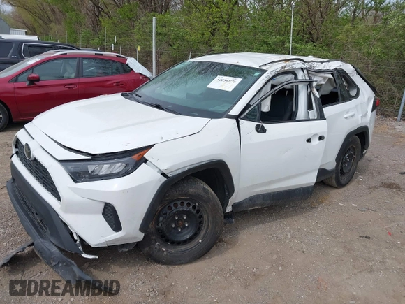 2022 Toyota RAV4 LE with VIN 2T3G1RFV4NW289230, listed as a IAAI auction lot 42036876 with 123,788 mi miles. Bid and sale history available at carsss.com. Image 17.