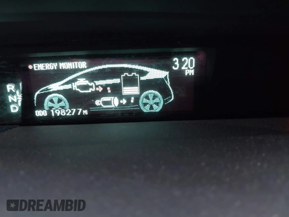 2010 Toyota Prius II with VIN JTDKN3DU1A1291631, listed as a IAAI auction lot 41465573 with 198,277 mi miles. Bid and sale history available at carsss.com. Image 12.