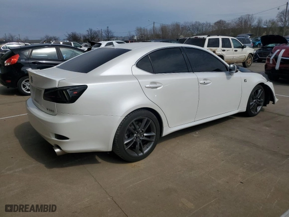 2012 Lexus IS 350 with VIN JTHBE5C29C5031001, listed as a Copart auction lot 50840785 with 178,025 mi miles and Salvage Title. Bid and sale history available at carsss.com. Image 3.