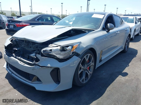 2018 Kia Stinger GT1 with VIN KNAE45LC7J6034168, listed as a IAAI auction lot 41979658 with 111,854 mi miles. Bid and sale history available at carsss.com. Image 18.