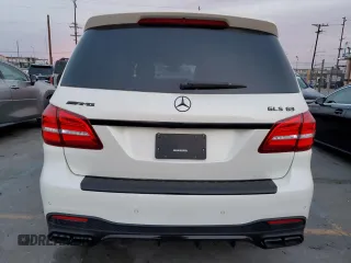 2018 Mercedes-Benz GLS with VIN 4JGDF7FE2JB063422, listed as a Copart auction lot 84687514 with 64,838 mi miles and Salvage Title. Bid and sale history available at carsss.com. Image 6.