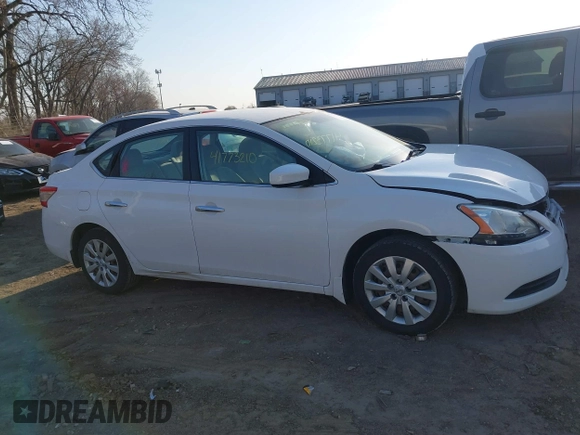 2015 Nissan Sentra S with VIN 3N1AB7AP6FY357106, listed as a IAAI auction lot 41773210 with 138,621 mi miles. Bid and sale history available at carsss.com. Image 14.