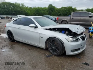 2007 BMW 3 Series 328xi with VIN WBAWC33547PD07084, listed as a Copart auction lot 55064905 with Not provided miles and Salvage title. Bid and sale history available at DreamBid. Image 4.