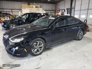 2022 Hyundai Sonata SEL with VIN KMHL64JA9NA173927, listed as a Copart auction lot 46464105 with 45,399 mi miles and Salvage Title. Bid and sale history available at carsss.com. Image 1.