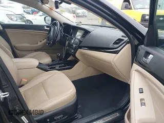 2015 Kia Cadenza Premium with VIN KNALN4D70F5177461, listed as a IAAI auction lot 41382190 with 214,538 mi miles. Bid and sale history available at carsss.com. Image 5.
