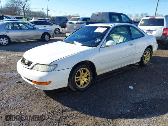 1998 Acura CL Premium with VIN 19UYA3157WL010951, listed as a IAAI auction lot 41700181 with 255,646 mi miles. Bid and sale history available at carsss.com. Image 2.