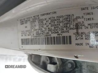2002 Toyota 4Runner SR5 z VIN JT3GN86R620228645, wystawiony jako IAAI lot #41427161 z przebiegiem Nie podano mil oraz . Historia ofert i sprzedaży dostępna na DreamBid. Obrazek 9.