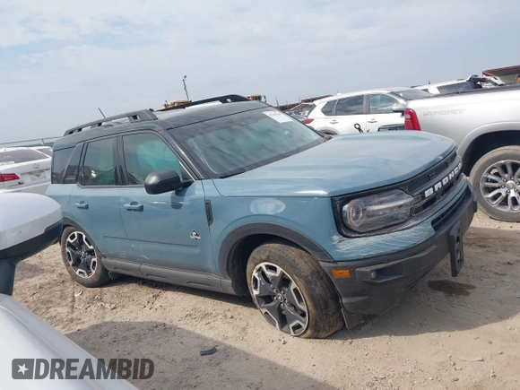 2023 Ford Bronco Sport Outer Banks with VIN 3FMCR9C64PRD68016, listed as a IAAI auction lot 42265329 with 31,518 mi miles and . Bid and sale history available at DreamBid. Image 13.