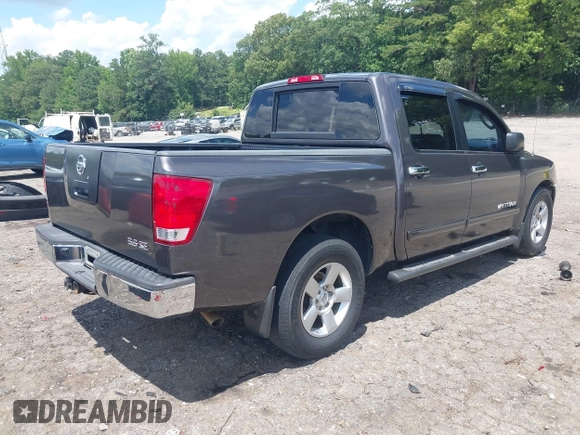 2007 Nissan Titan SE with VIN 1N6BA07A87N243506, listed as a IAAI auction lot 42488043 with 289,175 mi miles and . Bid and sale history available at DreamBid. Image 4.