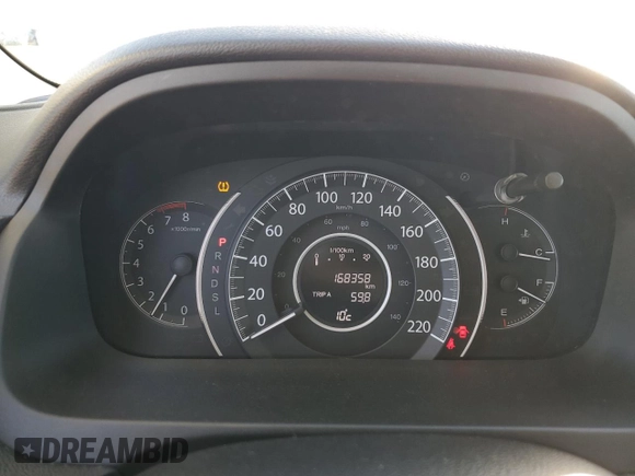 2016 Honda CR-V LX with VIN 2HKRM4H37GH114480, listed as a Copart auction lot 55994825 with 168,358 mi miles and Clean Title. Bid and sale history available at DreamBid. Image 9.