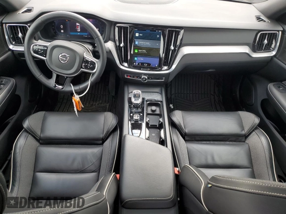 2024 Volvo S60 Plus Black Edition with VIN 7JRL12FH6RG281195, listed as a Copart auction lot 50202175 with 11,498 mi miles and Salvage title. Bid and sale history available at DreamBid. Image 8.