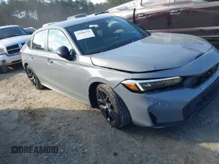 2025 Honda Civic Sport with VIN 2HGFE2F58SH546118, listed as a IAAI auction lot 41490756 with 2,398 mi miles and . Bid and sale history available at DreamBid. Image 1.