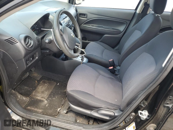 2017 Mitsubishi Mirage ES with VIN ML32A3HJ7HH011386, listed as a Copart auction lot 61141245 with 99,119 mi miles and Salvage title. Bid and sale history available at DreamBid. Image 7.
