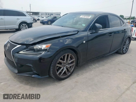 2015 Lexus IS 350 z VIN JTHBE1D23F5017980, wystawiony jako Copart lot #57401835 z przebiegiem 115 485 mil mil oraz Szkoda całkowita • Salvage title. Historia ofert i sprzedaży dostępna na DreamBid. Obrazek 1.