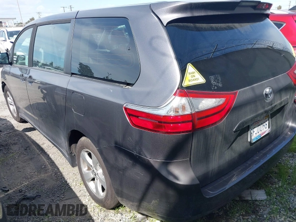 2018 Toyota Sienna L with VIN 5TDZZ3DC0JS965524, listed as a IAAI auction lot 41608423 with 63,815 mi miles and . Bid and sale history available at DreamBid. Image 3.