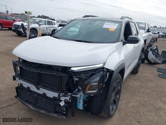 2025 Chevrolet Equinox FWD LT with VIN 3GNAXHEG2SL185489, listed as a IAAI auction lot 41427254 with 383 mi miles. Bid and sale history available at carsss.com. Image 18.