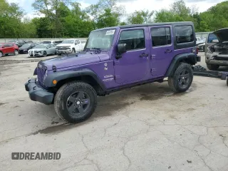 2018 Jeep Wrangler Unlimited Sport with VIN 1C4BJWDG9JL910410, listed as a Copart auction lot 56561955 with 57,450 mi miles and Salvage title. Bid and sale history available at DreamBid. Image 1.
