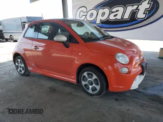 2013 FIAT 500e with VIN 3C3CFFGE7DT751092, listed as a Copart auction lot 54049135 with 66,997 mi miles and Clean Title. Bid and sale history available at carsss.com. Image 4.