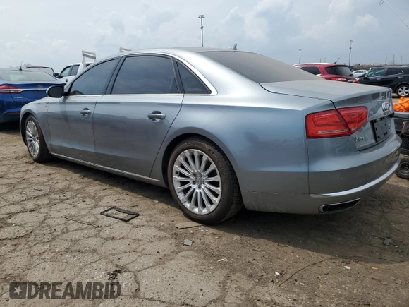 2012 Audi A8 L 6.3L with VIN WAUR4AFD5CN029378, listed as a Copart auction lot 54545475 with 119,386 mi miles and Clean Title. Bid and sale history available at carsss.com. Image 2.