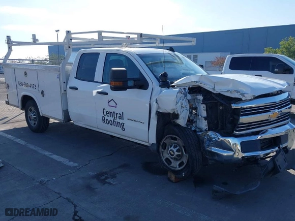 2017 Chevrolet Silverado 2500HD Work Truck with VIN 1GB2CUEG3HZ374451, listed as a IAAI auction lot 41058260 with 1 mi miles. Bid and sale history available at carsss.com. Image 1.